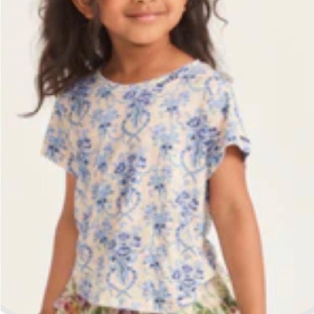 LoveShackFancy toddler cropped tshirt